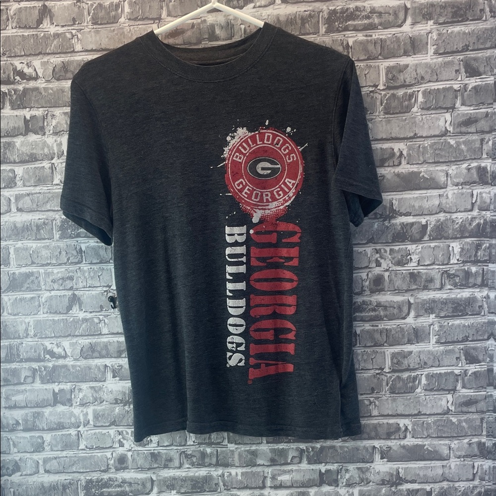 Georgia Bulldogs boys charcoal gray T-Shirt